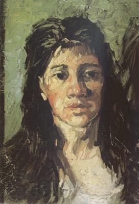 Vincent Van Gogh Head of a Woman with her Hair Loose (nn04) Spain oil painting art